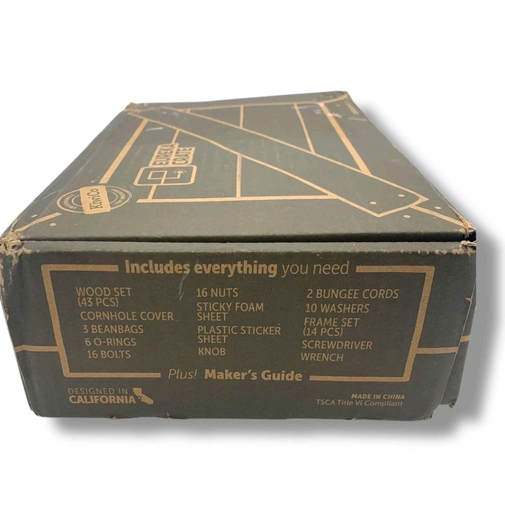 Kiwi Co Eureka Crate Cornhole Catapult Build Your Own New in Box Retired - Picture 7 of 10
